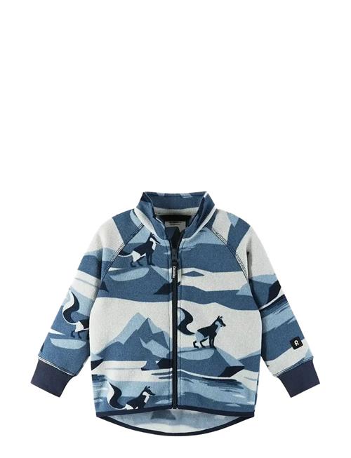 Fleece Sweater, Ornament Reima Blue