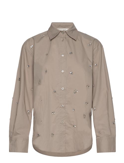 Calli Classic Shirt Second Female Brown