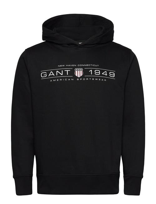 Graphic Hoodie GANT Black