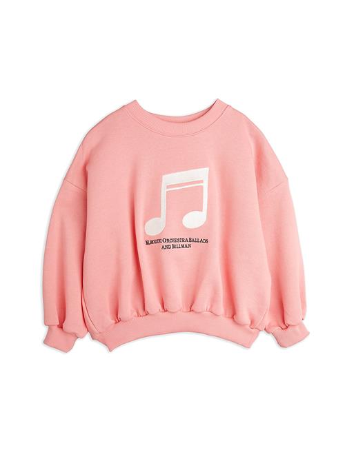 Note Emb Sweatshirt Mini Rodini Pink