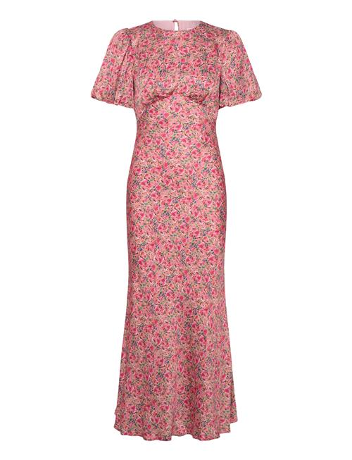 Freja Pouf Sleeve Maxi Dress Malina Pink