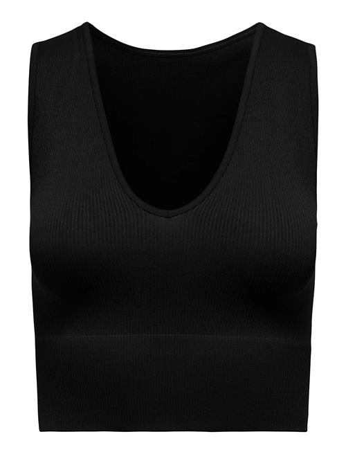 Onpjaia Life Vn Sl 2-Way Crop Seam Top Only Play Black