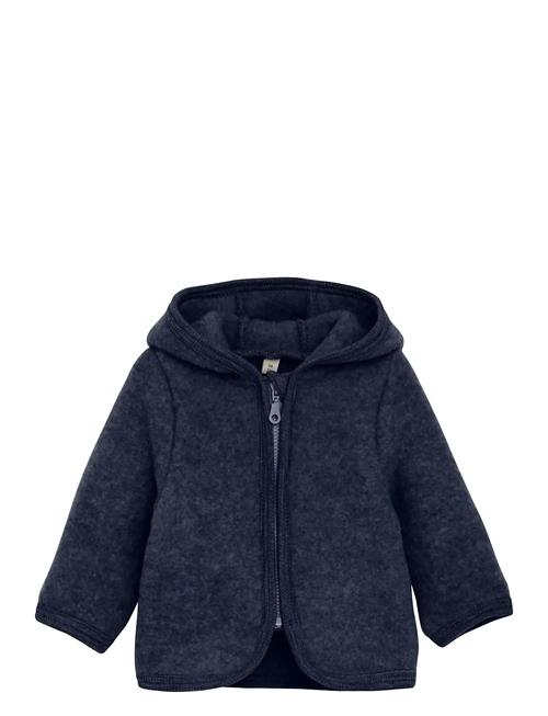 Jacket Ears Wool Fleece Huttelihut Blue