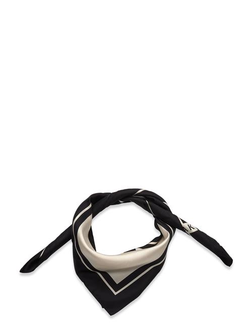 Printed Silk Scarf Filippa K Black
