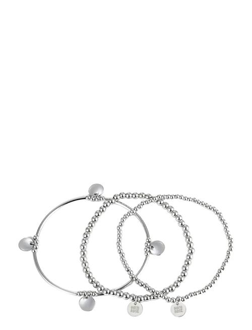 Capri 3-Pack Bracelet Gold Bud To Rose Silver