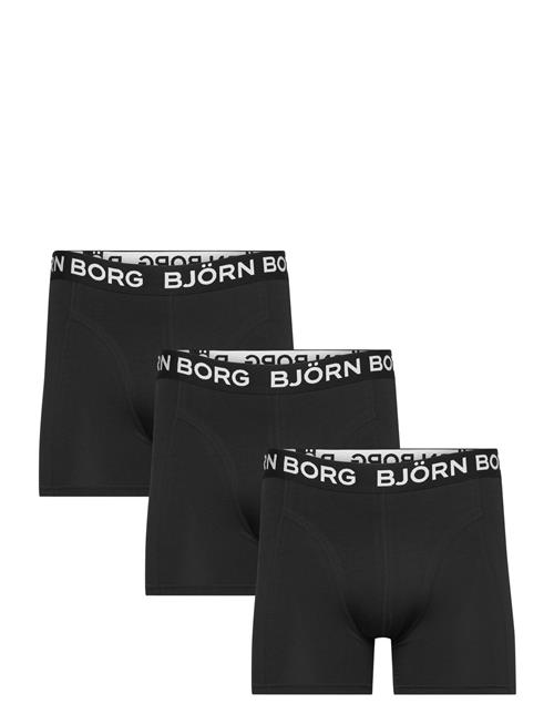 Cotton Stretch Boxer 3P Björn Borg Black
