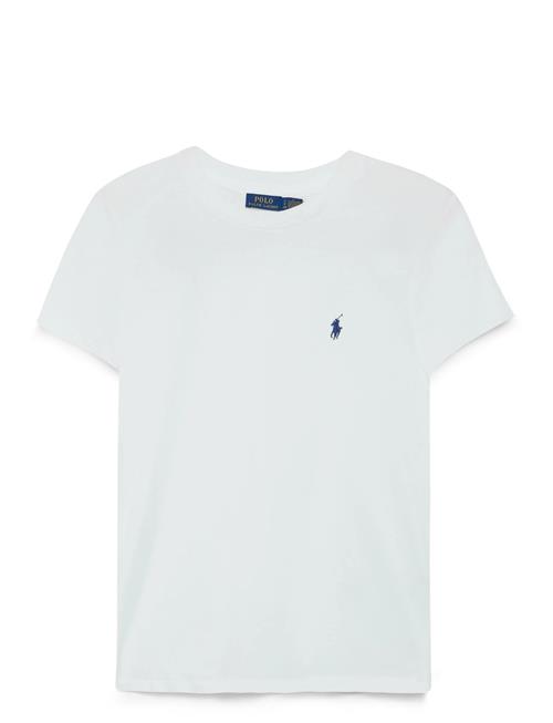 Cotton Jersey Crewneck Tee Polo Ralph Lauren White