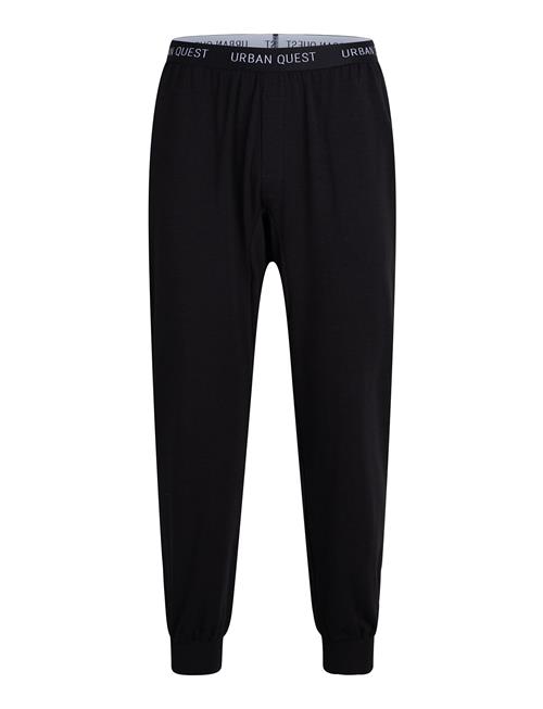 Men Bamboo Sweatpants URBAN QUEST Black