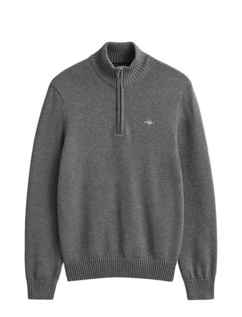 Casual Cotton Half Zip GANT Grey