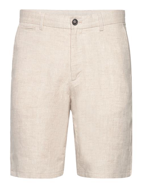 Slim-Fit 100 Linen Bermuda Shorts Mango Beige