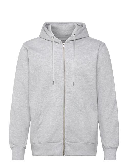 Recycled Zip Hoodie Sweat Lindbergh Grey