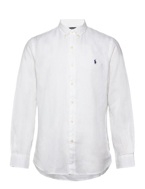 Slim Fit Linen Shirt Polo Ralph Lauren White