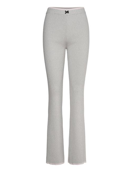 Fine Rib Flared Pants ROTATE Birger Christensen Blue