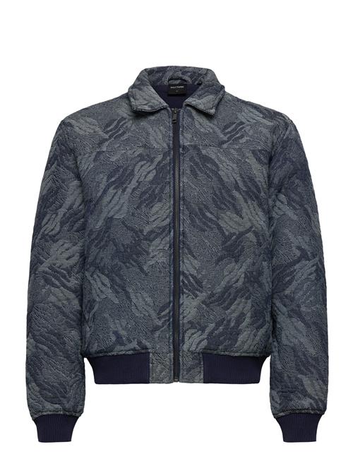 Camo Monogram Denim Bomber Daily Paper Navy