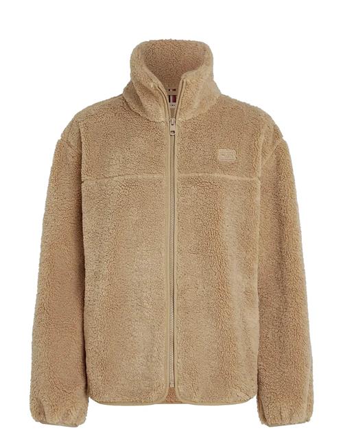 Teddy Zip Up Reg Jacket Tommy Hilfiger Beige