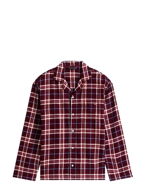 Relaxed Flannel Pj Set -Boxed Tommy Hilfiger Burgundy