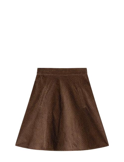 Pretty Cord Stelly Skirt Mads Nørgaard Brown