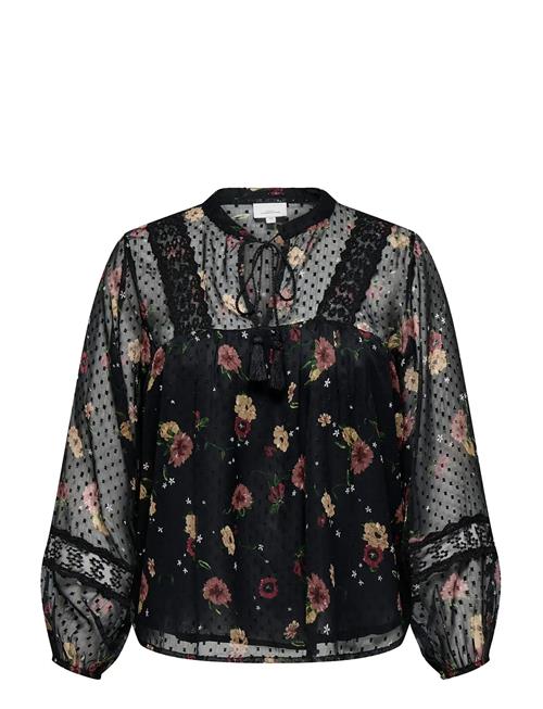 Cartessa Eliza Ls Top Wvn ONLY Carmakoma Black