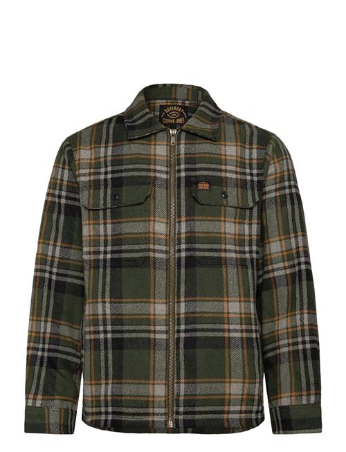 Wool Miller Zip Overshirt Superdry Patterned