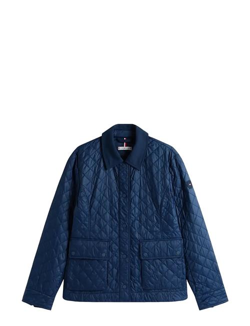 Padded Nylon Slim Quilted Jacket Tommy Hilfiger Navy
