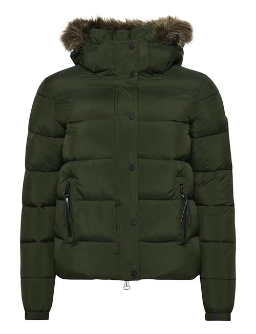 Vintage Hooded Mid Layer Short Superdry Sport Green