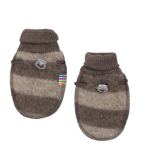 Joha Bløde Uldvanter Med Dobbelt Lag Brown  Brown-80 cm  Brun  80 cm  mand