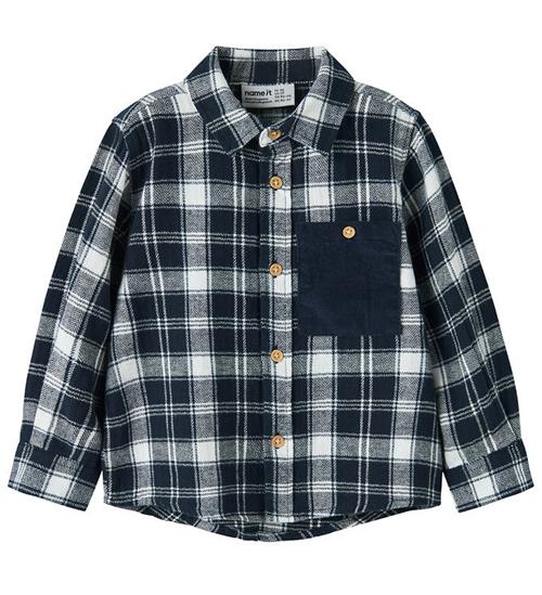 Name it Skjorte - NmmSanto - Navy Blazer