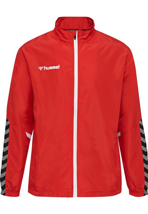 Hummel Sportsjakke 'Authentic'  mørkegrå / rød / sort / hvid