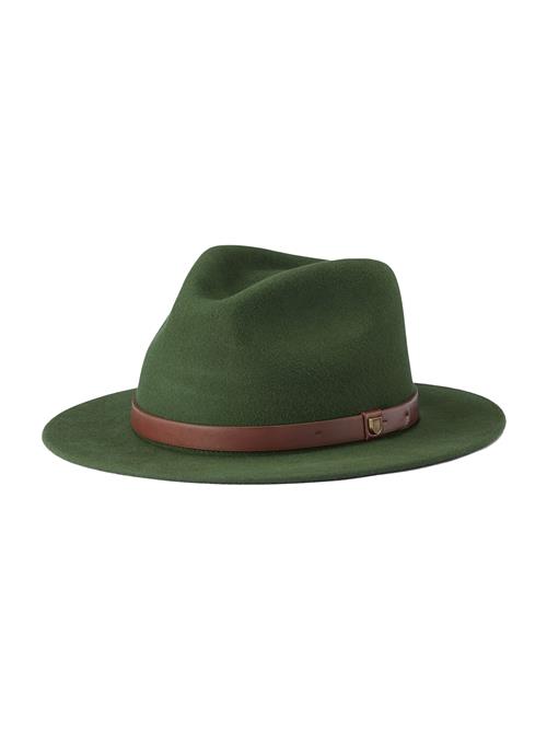 Brixton Hat 'MESSER'  karamel / grøn