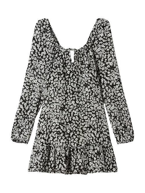 Bershka Kjole  sort / hvid