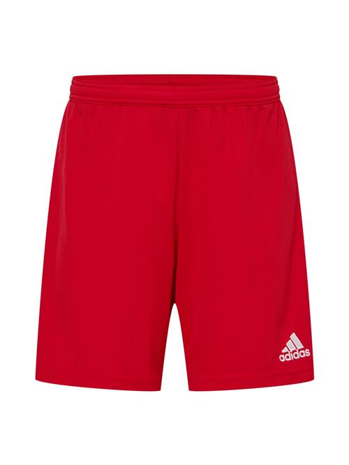 ADIDAS PERFORMANCE Sportsbukser 'Entrada 22'  brandrød / hvid