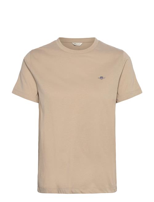 Reg Shield Ss T-Shirt GANT Beige