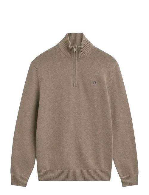Casual Cotton Half Zip GANT Cream