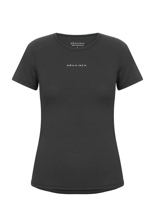 Jacquard Ss Top Röhnisch Black