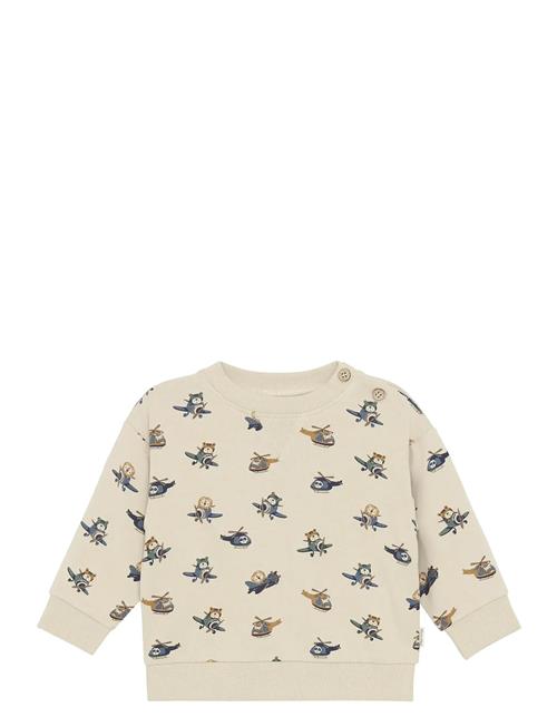 Sweatshirt Ls Aop Minymo Cream