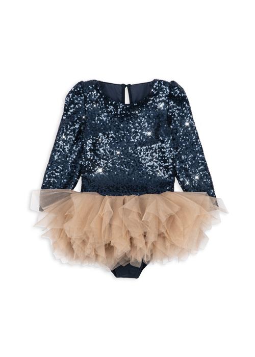 Konges Sløjd Ballerina Glitter Dress Dark Navy Dark Navy 4 Y  Marineblå  4 år  kvinde