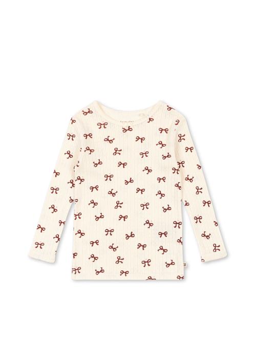 Konges Sløjd Minnie Bluse Bow Rouge  Bow Rouge 12 months  Beige  12 måneder  kvinde
