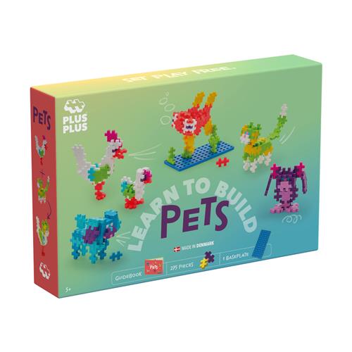 Plus-Plus Plus-Plus Learn To Build Kæledyr - 275 Stykker Mix  Onesize-Mix  Grøn  One Size  unisex