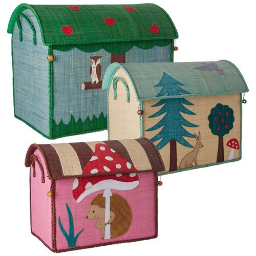 RICE 3-pak Husformete Kurve Happy Forest One Size      unisex