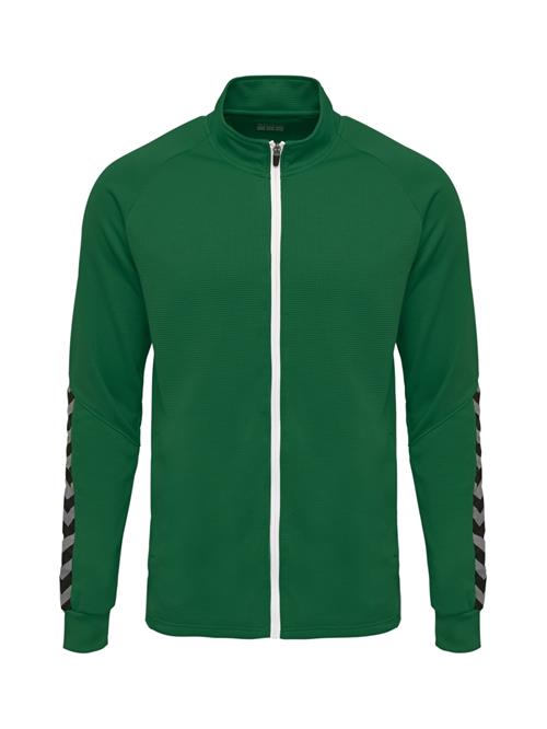 Hummel Træningsjakke 'Authentic'  lysegrå / grøn / sort