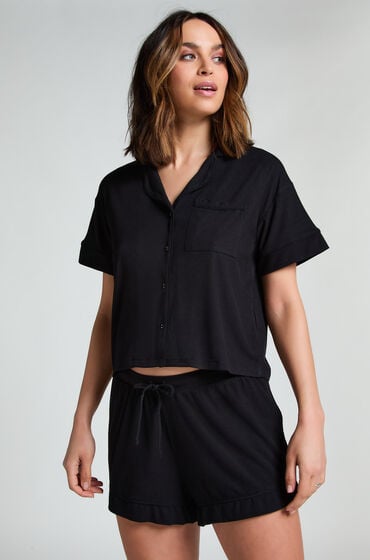 Hunkemöller Short Jersey Rib Essential sort