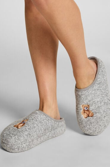 Hunkemöller Tøffel Ivy Grå