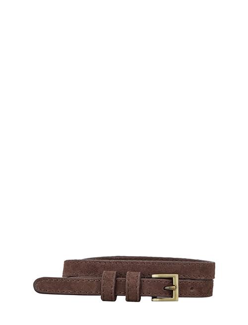 Suede Aria Leather Belt Becksöndergaard Brown