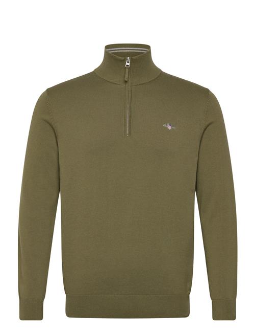 Classic Cotton Half Zip GANT Grey