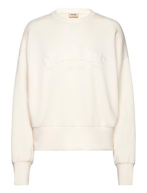 Mmcelli O-Ls Sweatshirt MOS MOSH Cream