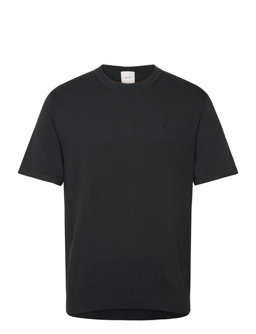 Ss Supima Cotton Crew 14Gg Calvin Klein Black