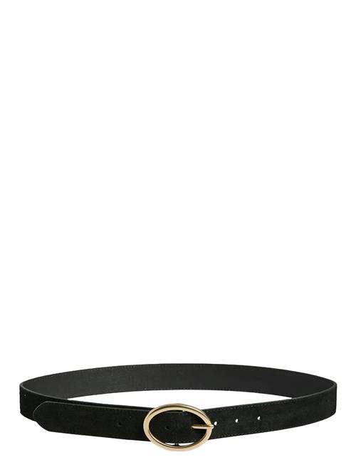 Pclaura Suede Jeans Belt Kca Pieces Black