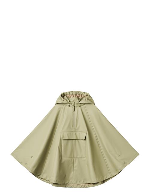 Raincape Drops Wheat Green
