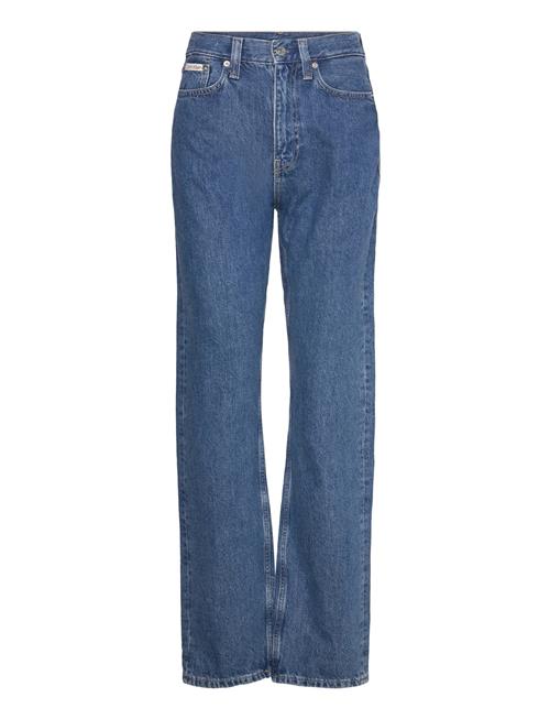 High Rise Straight Calvin Klein Jeans Blue