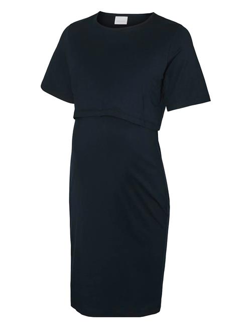 Mlmay June Ss Jrs Abk Dress 2F Mamalicious Navy